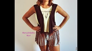 🌴 Transforma una Camiseta vieja en un Chaleco Diy Customiza para este Verano 🌴 [upl. by Gardas]