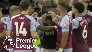 Ezri Konsas chip gives Aston Villa 20 lead against Wolves  Premier League  NBC Sports [upl. by Martreb]