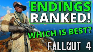 All Main Endings Ranked Worst to Best in Fallout 4 [upl. by Enitsugua]