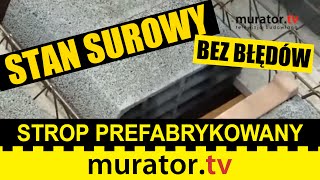 Jakie są zalety stropu prefabrykowanego  STAN SUROWY BEZ BŁĘDÓW [upl. by Venterea436]