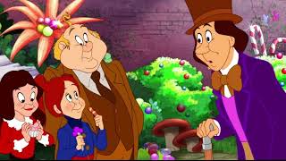 WB Tom And Jerry Willy Wonka And The Chocolate Factory Augustus Gloop Falls River Part 1 Russian [upl. by Mirna]