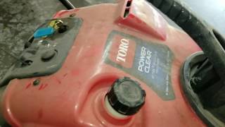 Toro Power Clear Snow Blower Surging Fix and RPM Adjustment [upl. by Enrica225]