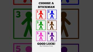 TEST YOUR LUCK 2  Who will survive shorts animation stickman luck games [upl. by Arhas]