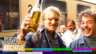 Last Days of East Berlin  Raw Footage of East German Refugees Arriving in West Germany 1989 [upl. by Trent]