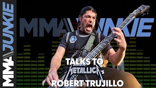 Metallicas Robert Trujillo on Triller Triad Combat love for MMA proudest moment [upl. by Iderf]