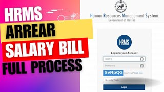 ARREAR SALARY HRMS ODISHA WITH DSC FULL PROCESS [upl. by Natsud]