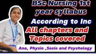 BSc Nursing 1st Sem syllabusFull syllabus explainedbelieveyourself605 bscnursing [upl. by Venu32]