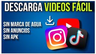 Como DESCARGAR videos De Internet Fácil Rápido y Seguro Sin APK  2024 [upl. by Porta]