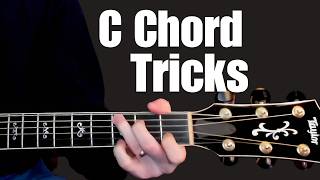 5 Easy C Chord riffs to sound like a pro a guitar lesson [upl. by Yenahc794]