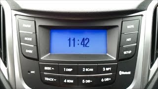 Atualização do rádio hyundai HB20 informação de horas no display relógio fixo [upl. by Niamrahc412]