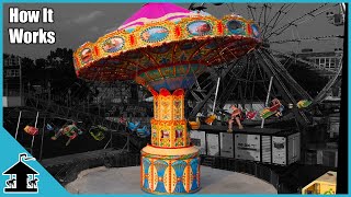 Swing Carousel Carnival Ride Set Up [upl. by Assedo]