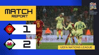 Montenegro 12 Wales  2025 UEFA Nations League Group Stage  Moore and Wilson Seal Early Victory [upl. by Elauqsap14]