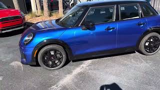 2025 JCW Package  Equipped MINI Cooper S 4 Door Hardtop in Icy Sunshine Blue [upl. by Rawlinson]