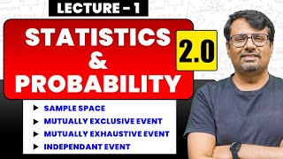 Overview Sample Space amp Types of Events  Statistics and Probability  By GP Sir [upl. by Sisenej781]