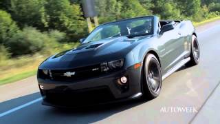 2013 Chevrolet Camaro ZL1 Convertible  Autoweek on the back roads [upl. by Cave]