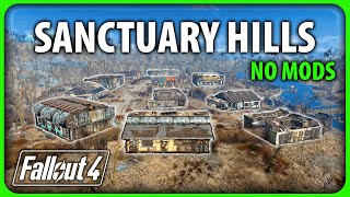 Fallout 4  Sanctuary Hills Build Tour No Mods [upl. by Pallua]