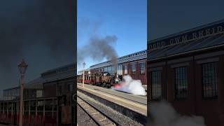 Steam Train 🚂 Llywelyn No 8 Departs Aberystwyth on the Vale of Rheidol railway train steam [upl. by Andaira]