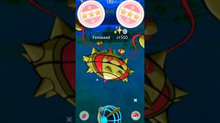 Omg 100iv ✨Ferroseed in pokemon go pokemon soparstart 100iv shotesfeed [upl. by Kenji]