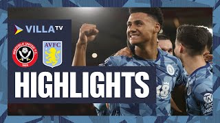 MATCH HIGHLIGHTS  Sheffield United 05 Aston Villa [upl. by Llerrit]