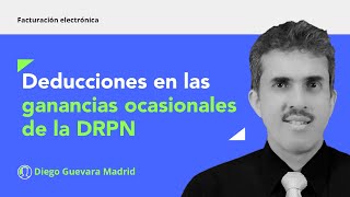 ¿Hay deducciones en las ganancias ocasionales de la declaración de renta de personas naturales [upl. by Orthman589]