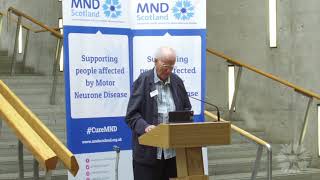 Dennis Dick MBE delivers MND Awareness Week speech in Scottish Parliament [upl. by Martin]