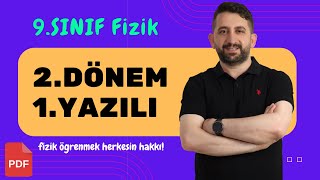 9Sınıf fizik 2Dönem 1yazılı Soruları  Tüm Senaryolarla Prova Yazılı  9Sınıf Fizik 2024 [upl. by Llertnod872]