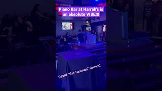 Piano Bar at Harrah’s Las Vegas will MAKE YOUR DAY lasvegas harrahs davidbrown [upl. by Noral]