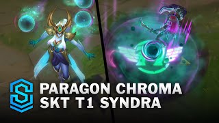 Paragon Chroma SKT T1 Syndra Skin Spotlight  PreRelease  PBE Preview  League of Legends [upl. by Etteraj937]