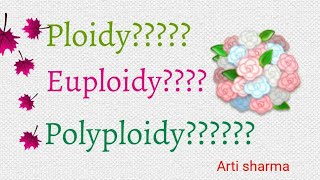 Euploidy polyploidy part 1 [upl. by Annam]