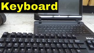 How To Connect External Keyboard To A LaptopEasy Tutorial [upl. by Cardie]