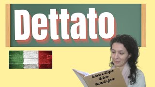 DETTATO parole [upl. by Viviana]