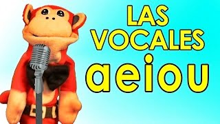 La Canción de las Vocales TODAS LAS LETRAS A E I O U  Show del Mono Sílabo leyendojuntos [upl. by Nonnag]