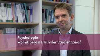 Psychologie Womit befasst sich der Studiengang [upl. by Leummas]