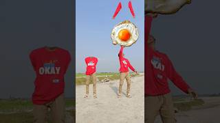 Matching twin brotherr flying body parts vs Eating candy egg amp Catching brown catt funny video😂😀 [upl. by Earahs]