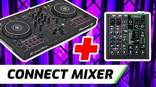 3 Ways To Connect DJ Controller To Audio Mixer And WHY [upl. by Ayim]