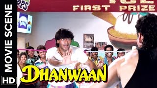 Ajay wins the ice fight  Dhanwaan  Movie Scene [upl. by Sonaj]