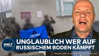 UKRAINEKRIEG Polnische Söldner und PutinGegner kämpfen im russischen Kernland  WELT Analyse [upl. by Hanikas]