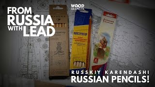 From Russia with Lead  Russian Pencils  ✎WampG✎ [upl. by Ynitsed]