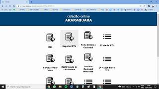 Como obter espelho 2ª via ou certidão negativa de débitos do IPTU de Araraquara online [upl. by Buddie]