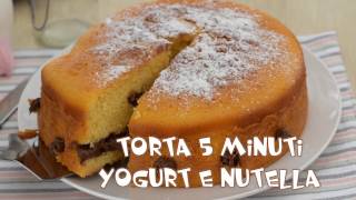 TORTA YOGURT e NUTELLA [upl. by Wallache]