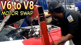 Heres the truth about the V6 to V8 Motor Swap 36 Pentastar to the 57 Hemi [upl. by Shelli]