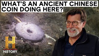 The Curse of Oak Island ANCIENT CHINESE COIN Discovered in Canadian Waters Season 11 [upl. by Eseilanna]