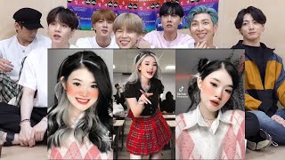 BTS REACTION Kika Kim BEST TikTok Compilation 2024 kikakim [upl. by Claudell]