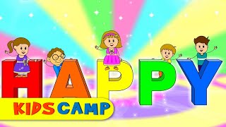 If Youre Happy And You Know It  Nursery Rhymes And Kids Songs by KidsCamp [upl. by Felske]