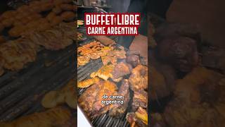 BUFFET LIBRE de CARNE ARGENTINA 🥩😍 [upl. by Llenrag]