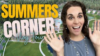 ☀️SUMMERS CORNER FULL VLOG TOUR  Summerville SC  New Homes from 330K  Summerville South Carolina [upl. by Jarib]