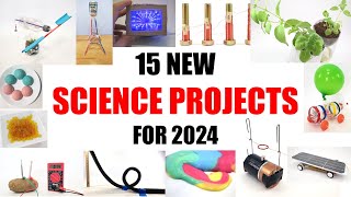 15 New Science Project Ideas for 2024 [upl. by Jemena]