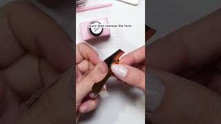 Nail extension with BUILDER GEL using form tutorial✨ [upl. by Surovy]