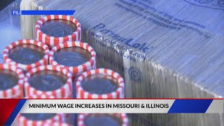 Minimum wage increases in 2024 for Missouri and Illinois workers [upl. by Yeldoow877]