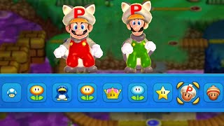 New Super Mario Bros U Deluxe – 2 Players Co Op Walkthrough [upl. by Ibed138]